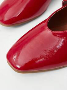 MOTF PREMIUM WOMEN'S CASUAL COMMUTER VERSATILE MARY JANE SQUARE TOE FLAT SHOES