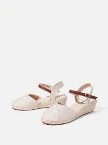 Styleloop Wedge Platform Casual Shoes, Suitable For Holiday, Outdoor, Date - Apricot - View 4