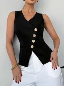 Firerie Firerie Ladies Summer Elegant Romantic Fashion Commuter Sexy Elegant Style Office Women's/Work Workplace Commuter/Black Slim Jacket, Women's Day, Ladies Party, Beach Vacation Ladies, Back-To-School Graduation Season Ladies, Romantic Dating, Birthday, Easter Ladies, Brazilian Carnival, Music Festivals, Spring And Summer Ladies, Wedding Season, Brunch Ladies Jacket, Bohemian Style