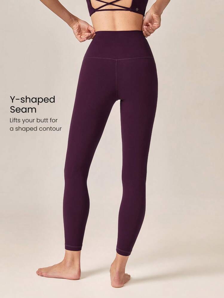 Legging de yoga Crossover FeatherFit™ de 24 po, taille croisée ultra douce et très extensible, collants de sport