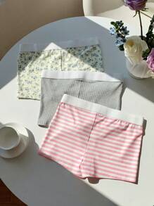 Comfortcana Quần short nữ cạp chun thiết kế nút đơn giản đa năng - Nhiều màu - Xem 2