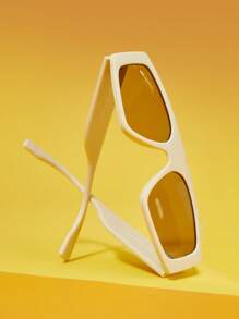 TOM & JERRY X SHEIN Letter & Cartoon Print Women Fashion Glasses - Beige - View 4