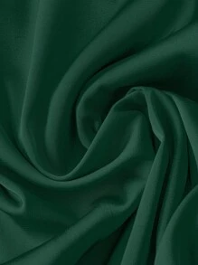 Celure Plus Size Women Solid Color Satin Camisole Tie Waist Elegant Dress