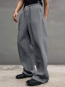 Manfinity Hypemode Losse heren joggingbroek met trekkoord in de taille en wijde pijpen