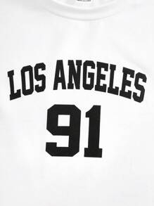 SHEIN ChillGRL Tween Girl Oversized Loose Pink Camo Pattern Cargo Pants And Short Sleeve T-Shirt 2 Pieces Set - White - View 8