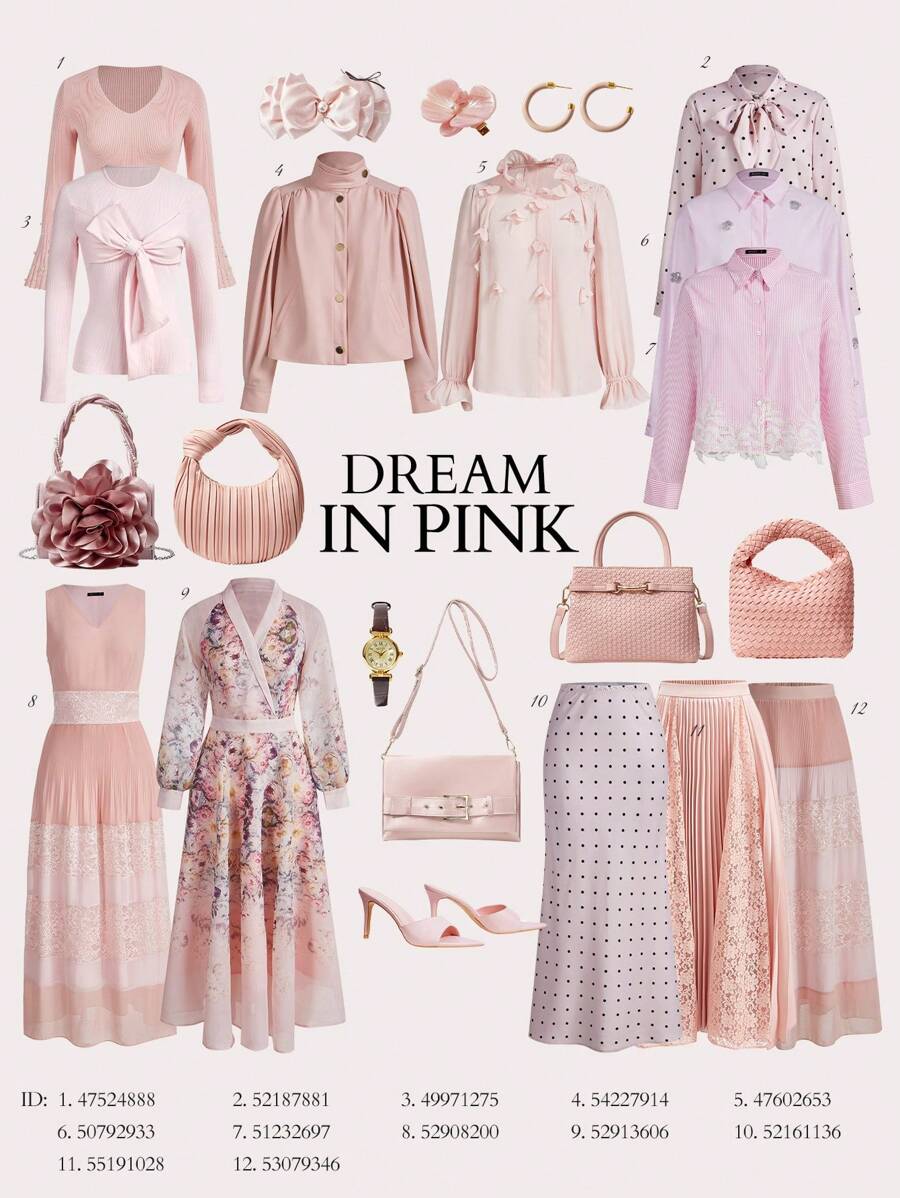 MOTF PREMIUM STAND COLLAR BUTTON UP JACKET,SPRING/SUMMER - Pink - View 1