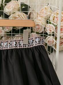 SHEIN LUNE Gonna casual ed elegante da vacanza, stampata, taglie comode