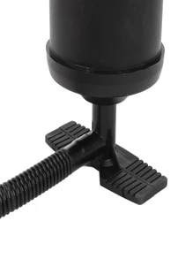 SHEIN Double Quick Air Pump For Inflatable, Hand Held Air Pump Rapid Inflation Portable Manual Air Pump With 3 Nozzle For Outdoor, Swimming Ring, Mattress, Pool Floats, Inflatable Toys - Black - View 6