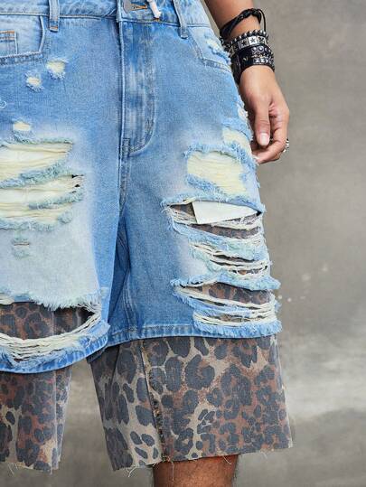 Shorts vaqueros casuales de estilo sencillo para hombre, apropiados para el verano