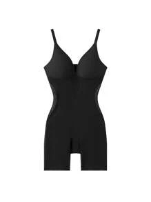 LUVLETTE Breathable Seamless Smoothing Shaping Waist Training Butt Lifting Tummy Control Backless Deep V-Neck Shapewear Bodysuit