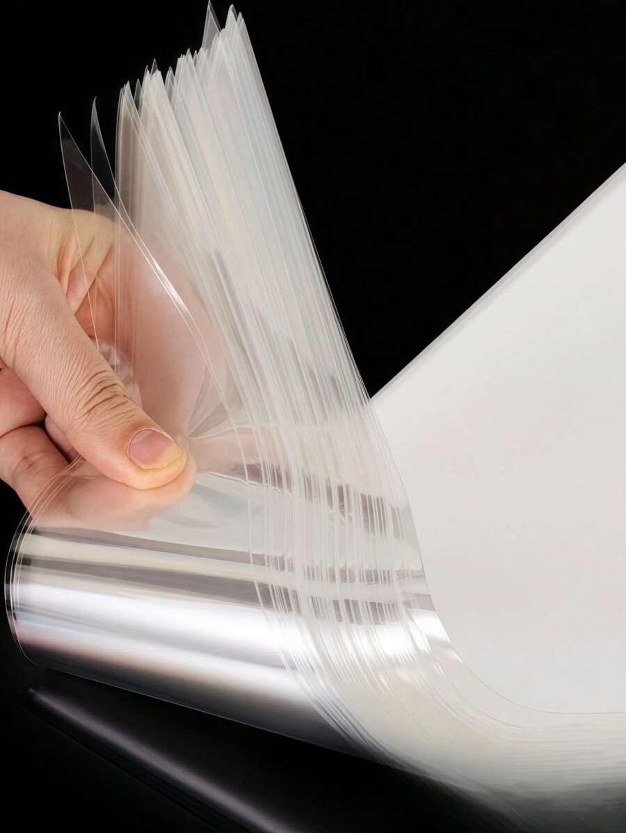 SHEIN 50pcs Clear Packaging Bag With 50pcs Twist Tie School Supplies Food Bag Food Box Suitable For Candy Chocolate Cookies ,Popcorn,Cookies & Party Favors,Goodie Bags Etc. - Clear - View 1