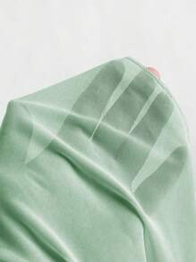 Sweetra Ladies' Solid Color Simple Daily Wear Halter Neck Tank Top Y2K  - Mint Green - View 6