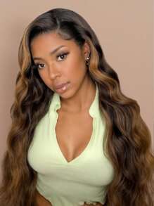 FB30 Highlight Human Hair Brazilian Hair Weave Bundles 1 Bundle Body Wave 100% Human Hair Bundles - SNATURAL/30 - View 7