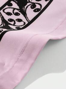 Manfinity RSRT Camisa informal de manga corta con botón único y estampado floral para hombres de talla grande