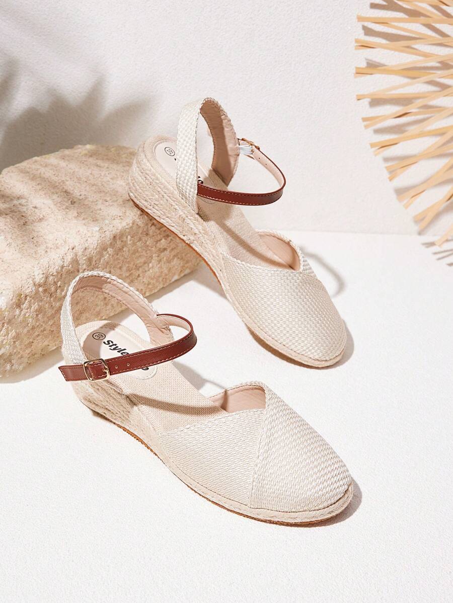 Styleloop Wedge Platform Casual Shoes, Suitable For Holiday, Outdoor, Date - Apricot - View 1