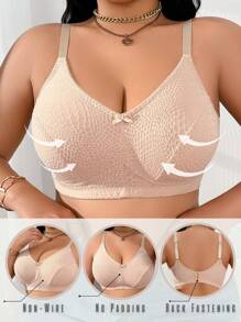 1 Stück BH Set für Damen in Große Größen ohne Bügel