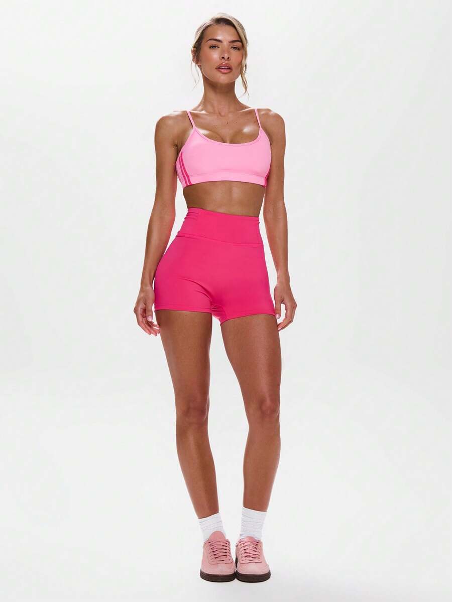 Musera Sport 高腰隐形口袋骑行短裤，适合运动、健身、板式网球、网球、匹克球等健身活动