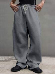 Manfinity Hypemode Losse heren joggingbroek met trekkoord in de taille en wijde pijpen