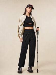 OutZeal Pantalón de carga de pierna recta de unicolor para mujer - OutZeal para senderismo