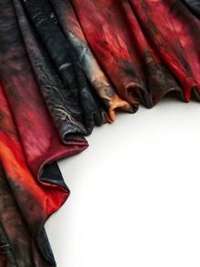 SHEIN Holidaya Damen Große Größen Batik Bedruckter Jumpsuit mit Trägern, weites Bein, locker, bohemian Stil