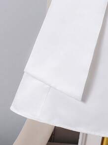 Tween Mädchen Riemchen Perlen Perlen weiß elegante Party tragen Luxus Prinzessin Kleid - Weiss - Übersicht 4