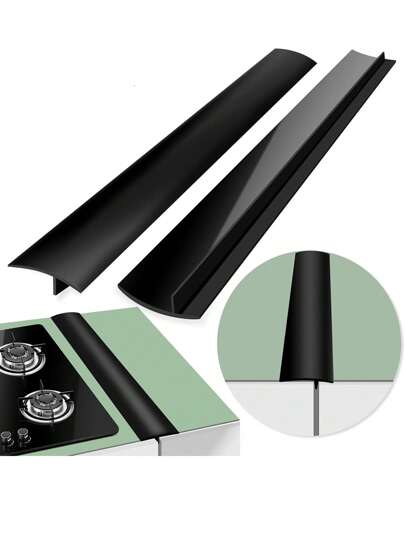 Stove Gap Strips Silicone Gap Strips Gas Stove Oil-Proof And Anti-Fouling T-Shaped Gap Strips Sealing Strips, Decorative Slip Resistent Countertop Protectors, Home And Kitchen Decor & Practical Gifts, Cozy Fall& Winter Styles