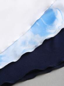 Sweetra Y2K Sexy Asymmetrical Ruched Drawstring Cropped Tank Top - Multicolor - View 4