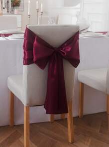 10 件缎带椅子腰带装饰蝴蝶结丝带适用于婚礼派对仪式接待活动家居厨房装饰 - 彩色 - 查看 3