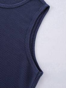 SHEIN 2pcs Tween Boy Casual Tank Tops, Minimalist Basic Sports Streetwear Punk Rock College Daily Outings Party Music Festival, Suitable For Spring/Summer