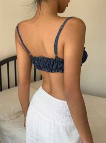 Aloruh Áo hai dây denim nữ, Trang phục biểu diễn gợi cảm, Màu xanh, Quanh năm, Cho kỳ nghỉ xuân/hè, Thích hợp cho mùa hè, Mùa hè xanh, Phụ nữ đi nghỉ, Lễ Phục sinh, Mùa xuân, Phong cách phương Tây, Công sở dành cho phụ nữ, Tiệc rave, Tiệc mừng em bé, Cottagecore, Phụ nữ đồng quê, Phong cách quý tộc - Màu xanh lam - Xem 3