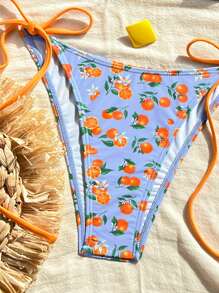 Swim Mod Conjunto de bikini de mujer con cuello halter, traje de baño de 3 piezas