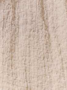 MUSERA Elegant Boho Romantic Thin Halterneck Textured Ruched Bust Split Front Top For Spring Summer Vacation Holiday Beachwear Ibiza - Cream - View 6