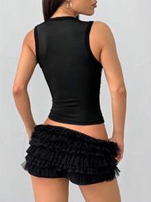 Comfortcana Women Elegant Leopard Print Sleeveless Top, Minimalist Fashion Casual Everyday