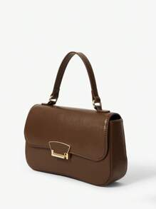 Maija 女士日常通勤休闲手提包 - 棕色 - 查看 2
