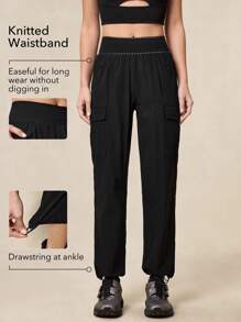 OutZeal Pantalón de carga de pierna recta de unicolor para mujer - OutZeal para senderismo