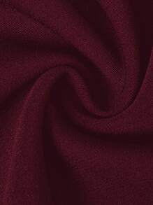 SHEIN Clasi Plus Size Women Rose Decor Two Pieces Set, Three-Quarter Sleeve Blazer And Contrasting Color Pants, Elegant Office Wear - Multicolor - View 8