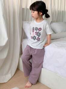 Dazy Kids Young Girl Girls' Sleepwear For Autumn - Purple - View 4