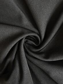 SHEIN Mallas de maternidad de unicolor con cintura asimétrica y campana