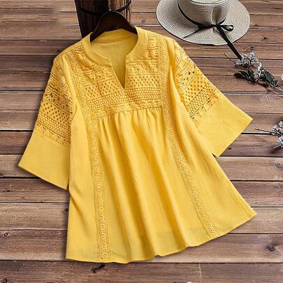 Plus Size Women Lac…
