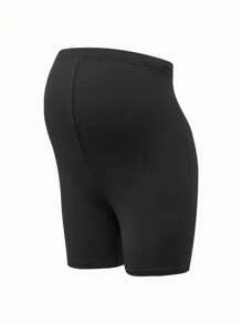 Modmama 3-Pack Women's Maternity Knitted Fabric Short Leggings: Comfortable And Stylish Support For Pregnancy