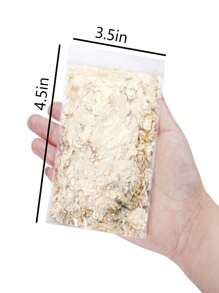 24K Edible Gold Leaf Flakes, 200mg Genuine Gold Flakes For Cakes,Drinks,Nails Decoration - Gold - View 6