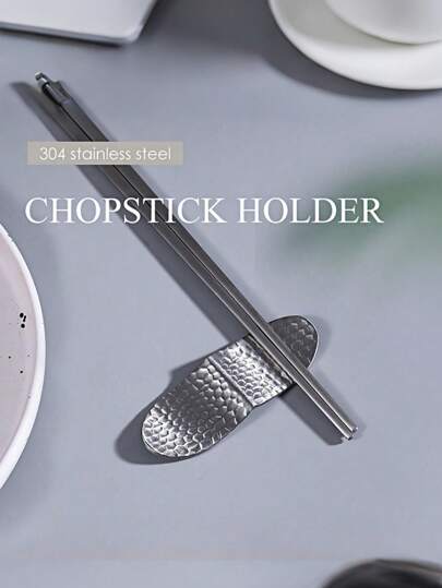 304 Stainless Steel Chopstick Holder, Japanese Stainless Steel Chopstick Holder, Creative Stainless Steel Chopstick Holder, Reusable Non-Stick Chopsticks Stand Spoon Fork Tableware Holder, Kitchen Gadgets, Kitchen Tools