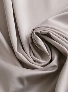 Franclia 优雅 V 领细肩带 A 字型迷你连衣裙，百搭女性 - 杏色 - 查看 6