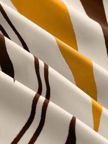 AXEPEAK Men's Oversized Digital Printed Casual Short Sleeve Woven Shirt - Multicolor - View 5