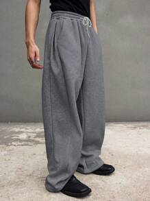 Manfinity Hypemode Losse heren joggingbroek met trekkoord in de taille en wijde pijpen