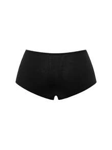 Ocili 女士纯色简约三角裤，休闲日常穿着 - 黑色 - 查看 4