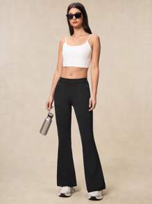 OutZeal 女式吸汗高科技尼龙紧身高腰喇叭裤，适合徒步旅行