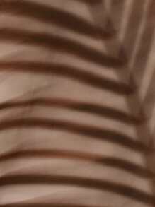 MUSERA 优雅波西米亚风翻领雪纺印花裹腰长袖上衣，适合度假沙滩装，浪漫伊比沙岛矿物风外出上衣，春夏款 - 彩色 - 查看 7