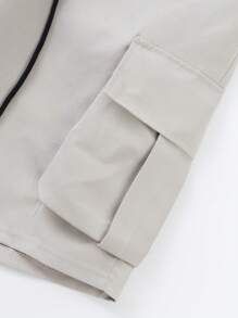 Manfinity Homme 2pcs Plus Size Men's Solid Color Casual Shorts, Minimalist Design Suitable For Summer - Multicolor - View 7