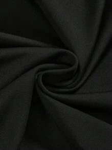 ROMWE J-Fashion Y2K 女式洛丽塔蕾丝印花蝴蝶拼布紧身短袖迷你连衣裙 - 黑色 - 查看 4